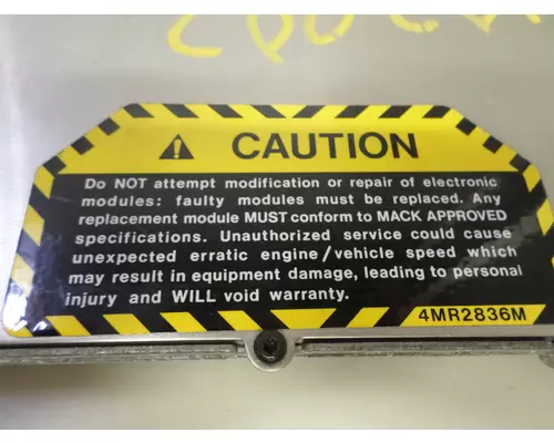 MACK E7 SEMI-ELECTRIC ENGINE CONTROL MODULE (ECM)