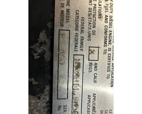 MACK E7460 Engine Assembly