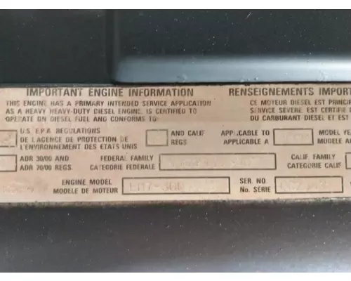 MACK EM7 ETEC RH ECM ENGINE ASSEMBLY