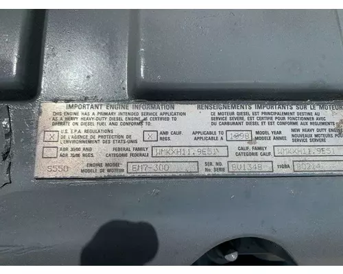 MACK EM7 Engine Assembly