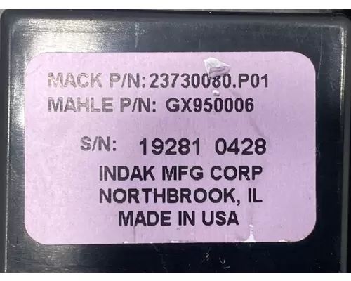 MACK Granite Heater or Air Conditioner Parts, Misc.