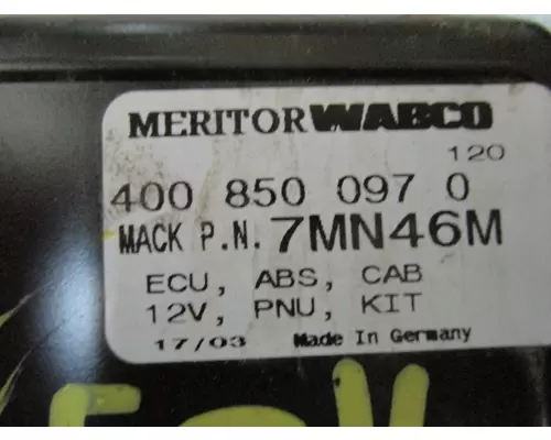 MACK LE613 BRAKE CONTROL MODULE (ABS)