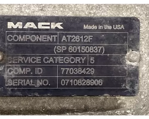 MACK M Drive Transmission Assembly