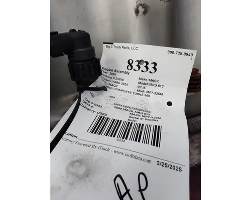 MACK MP7-325M Engine Assembly