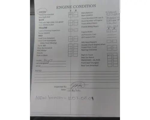MACK MP7 EPA 07 (D11) ENGINE ASSEMBLY
