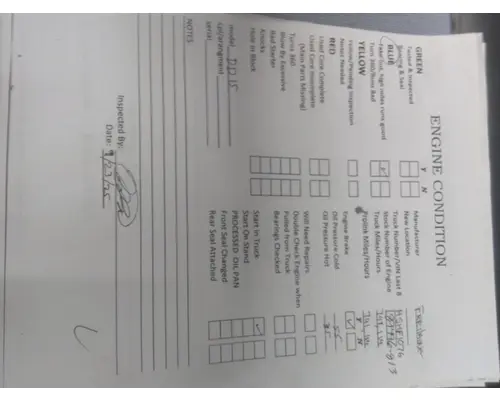 MACK MP7 EPA 07 (D11) ENGINE ASSEMBLY