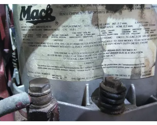 MACK MP7 EPA 07 (D11) ENGINE ASSEMBLY