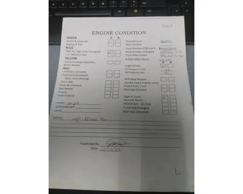 MACK MP7 EPA 10 (D11) ENGINE ASSEMBLY