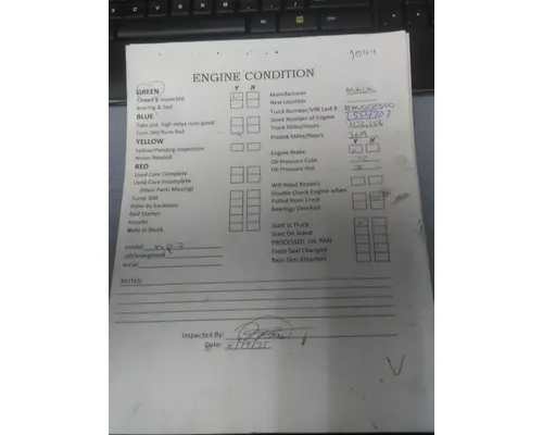 MACK MP7 EPA 13 (D11) ENGINE ASSEMBLY