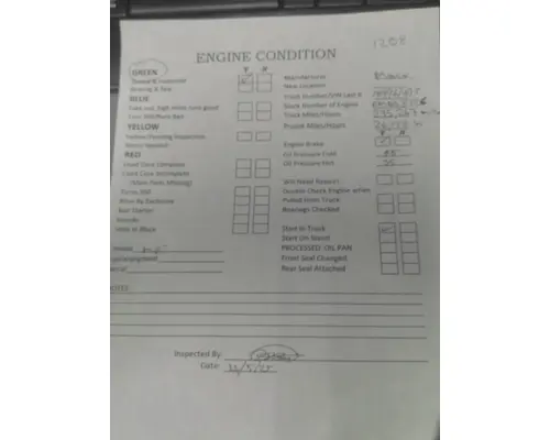 MACK MP7 EPA 13 (D11) ENGINE ASSEMBLY