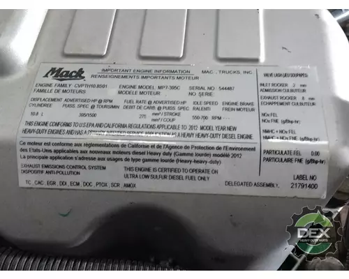 MACK MP7 Engine Assembly