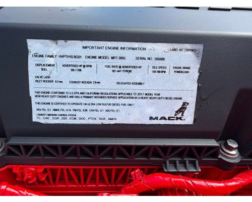 MACK MP7 Engine Assembly