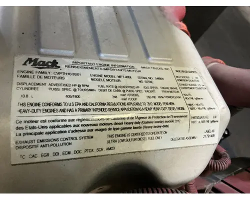 MACK MP7 Engine Assembly