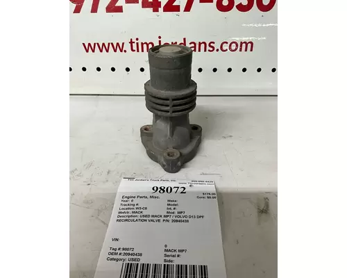MACK MP7 Engine Parts, Misc.