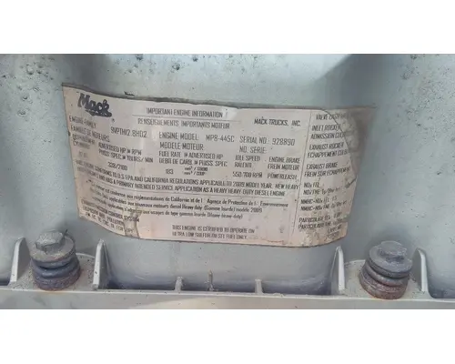 MACK MP8 EPA 07 (D13) ENGINE ASSEMBLY