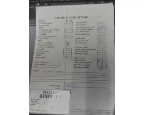 MACK MP8 EPA 17 (D13) ENGINE ASSEMBLY