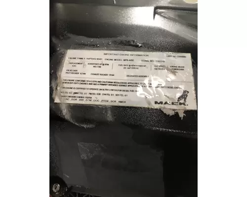 MACK MP8 Engine Assembly