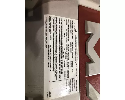 MACK MP8 Engine Assembly