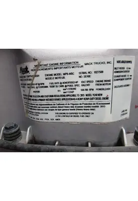 MACK MP8 Engine Assembly