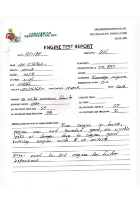 MACK MP8 Engine Assembly