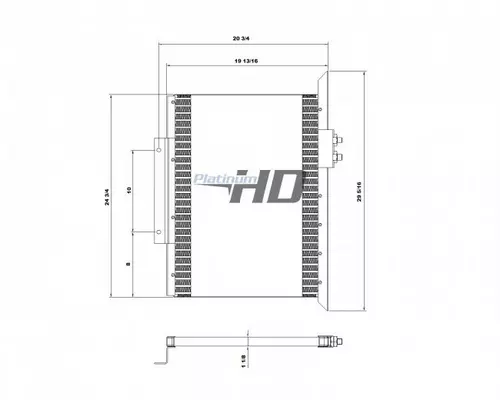 MACK MR600 AIR CONDITIONER CONDENSER