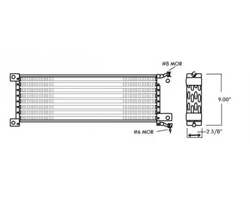 MACK MR611 AIR CONDITIONER CONDENSER