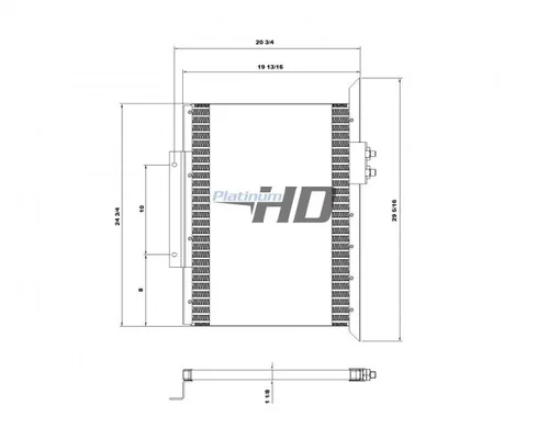 MACK MR611 AIR CONDITIONER CONDENSER