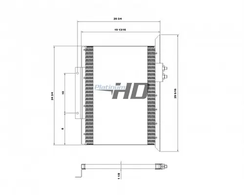 MACK MR611 AIR CONDITIONER CONDENSER