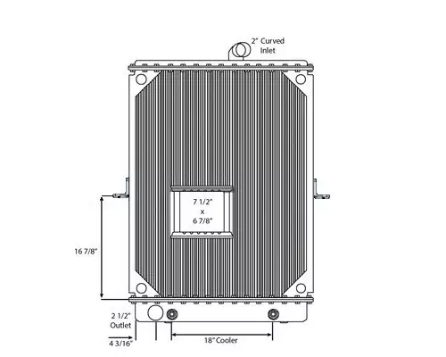 MACK MR688 RADIATOR ASSEMBLY