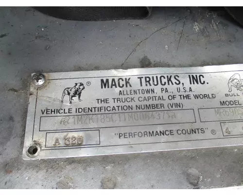 MACK MR690 DISMANTLED TRUCK