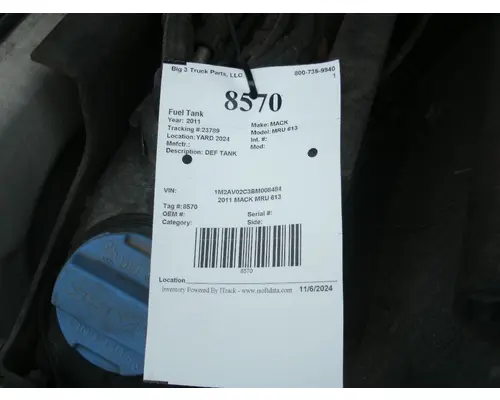 MACK MRU 613 Fuel Tank