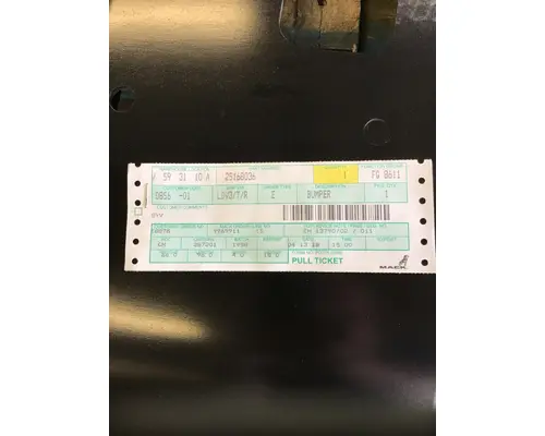 MACK MRU613 BUMPER ASSEMBLY, FRONT
