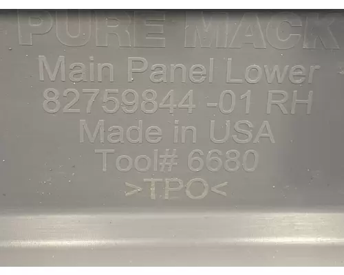 MACK Pinnacle Interior Trim Panel