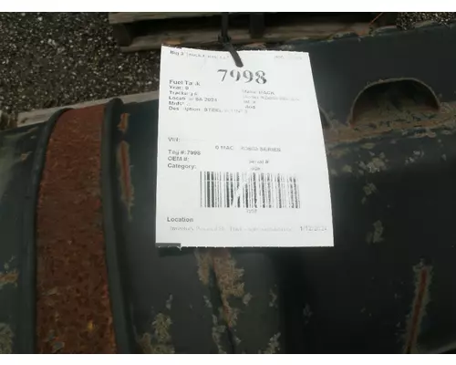 MACK RD600 SERIES Fuel Tank