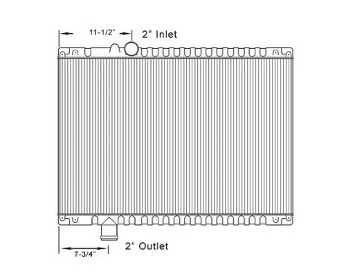 MACK RD600 RADIATOR ASSEMBLY