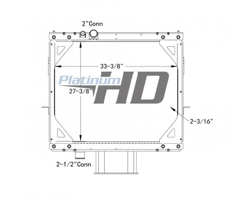 MACK RD600 RADIATOR ASSEMBLY