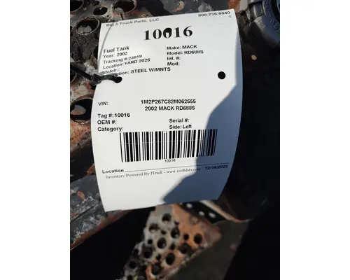 MACK RD688S Fuel Tank