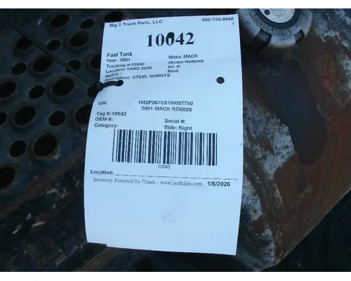 MACK RD688S Fuel Tank