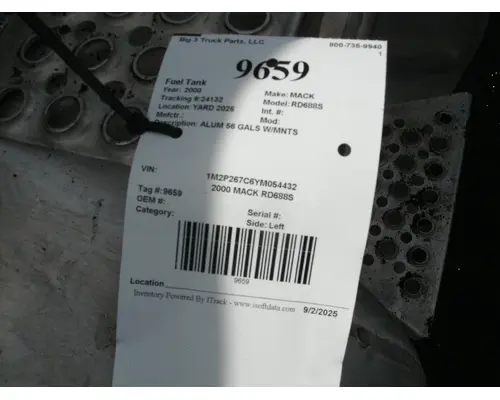 MACK RD688S Fuel Tank