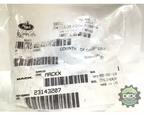 MACK SW280 6413 column lock