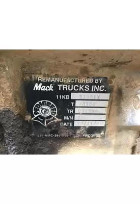 MACK T2070A TRANSMISSION ASSEMBLY