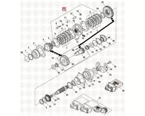 MACK T2090 TRANSMISSION PARTS