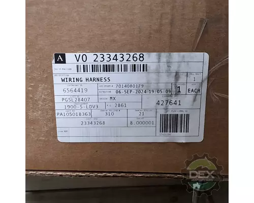 MACK  2861 engine wiring harness