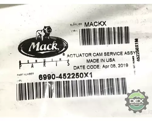 MACK  6459 miscellaneous