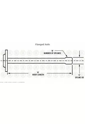 MACK  AXLE SHAFT