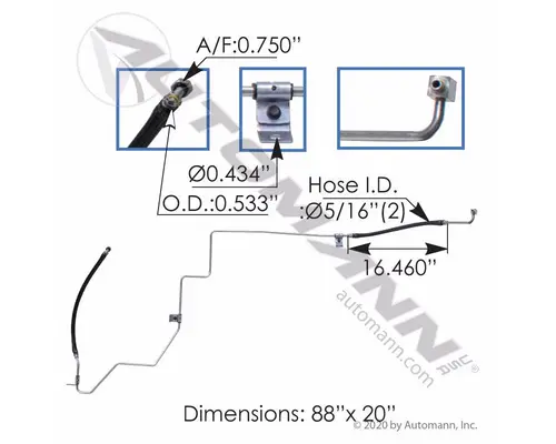 MACK  Air Conditioner Hoses
