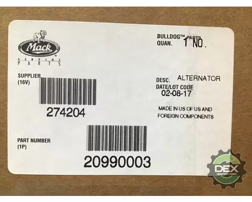 MACK  Alternator