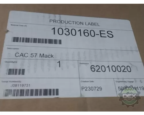 MACK  Charge Air Cooler (ATAAC)