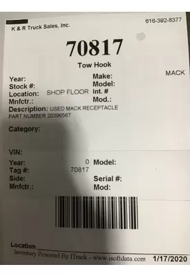 MACK  Electrical Parts, Misc.