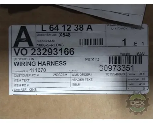 MACK  Engine Wiring Harness